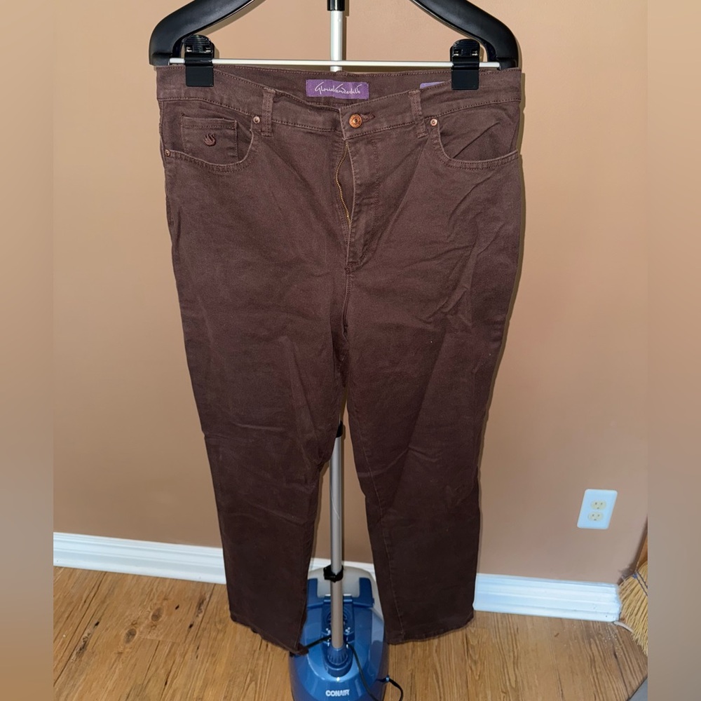 Gloria Vanderbilt Chocolate Brown Jeans